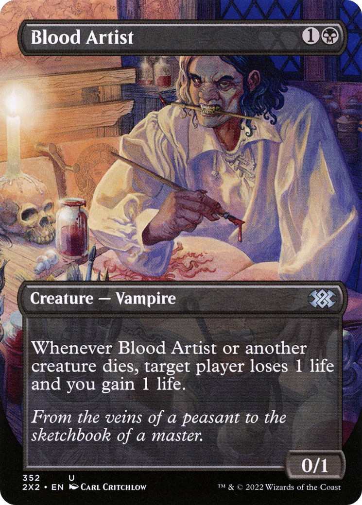 Blood Artist (Borderless) (2X2-352) [Double Masters 2022]
