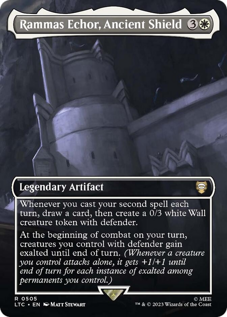 Rammas Echor, Ancient Shield (Borderless) (LTC-505) [Tales of Middle-earth Commander]