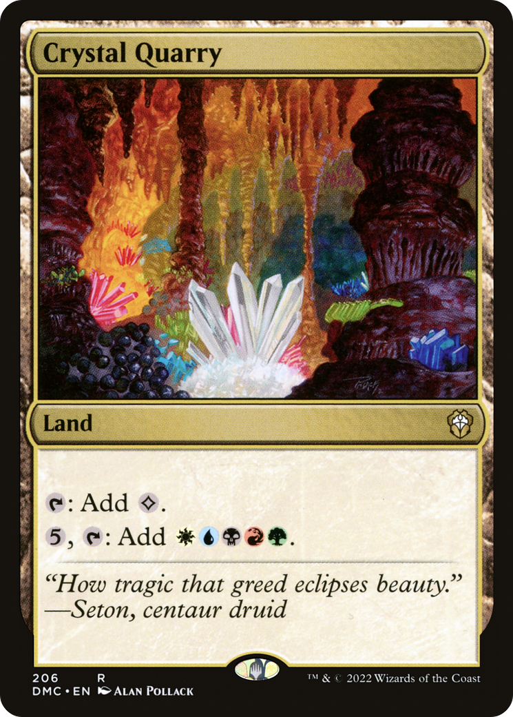 Crystal Quarry (DMC-206) [Dominaria United Commander]