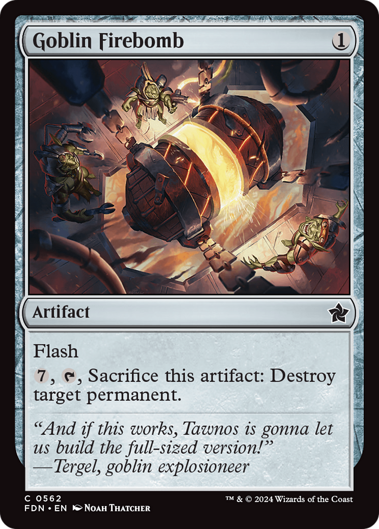 Goblin Firebomb (FDN-562) [Foundations]