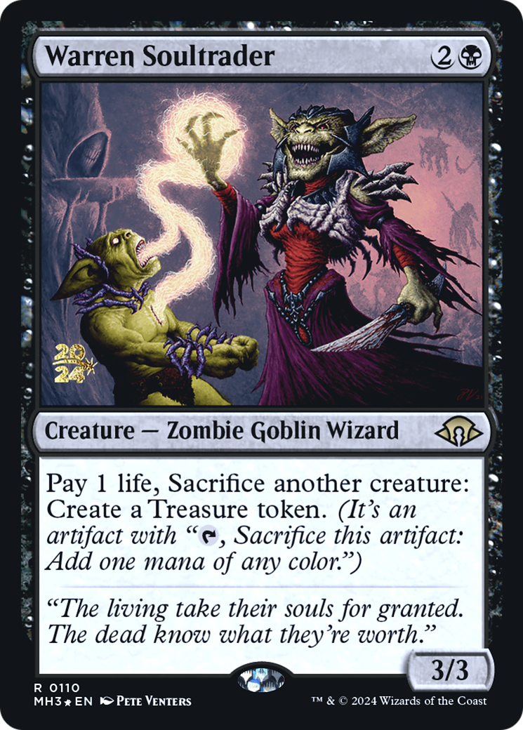 Warren Soultrader (PRE-110S) [Modern Horizons 3 Promos] Foil