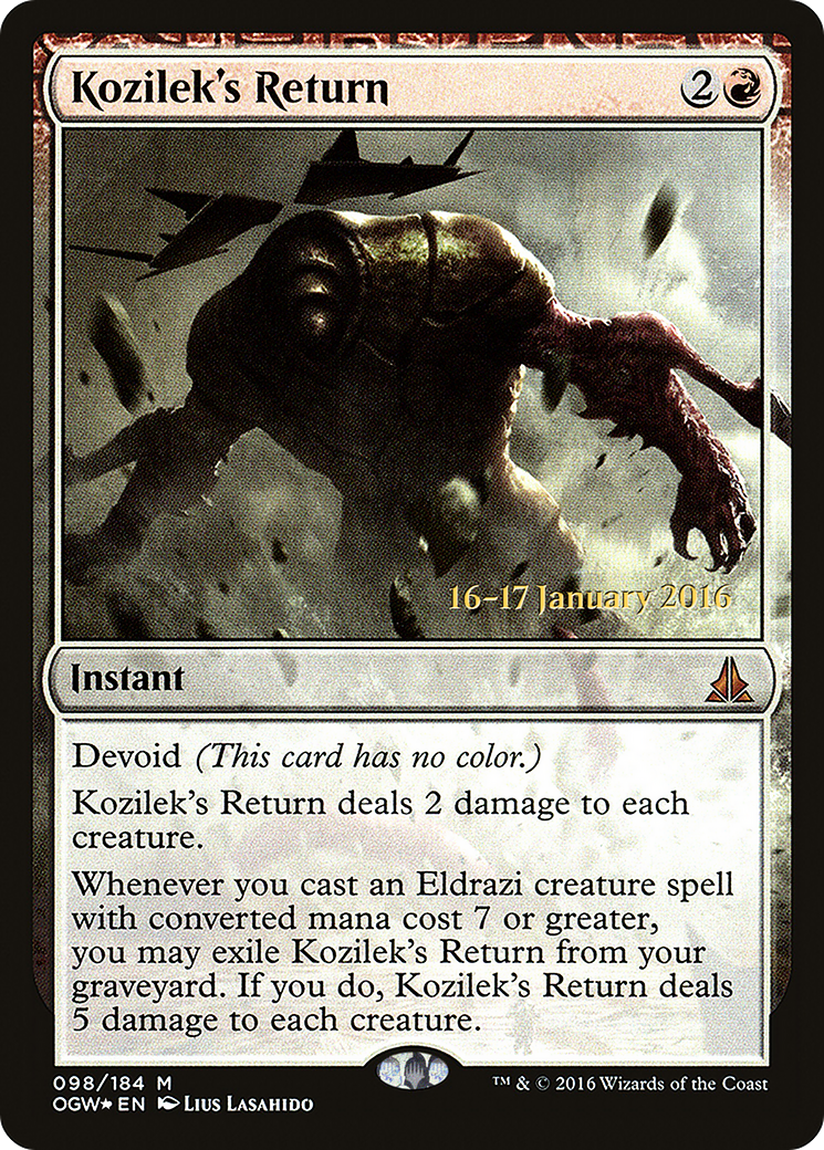 Kozilek's Return (PRE-98S) [Oath of the Gatewatch Promos] Foil