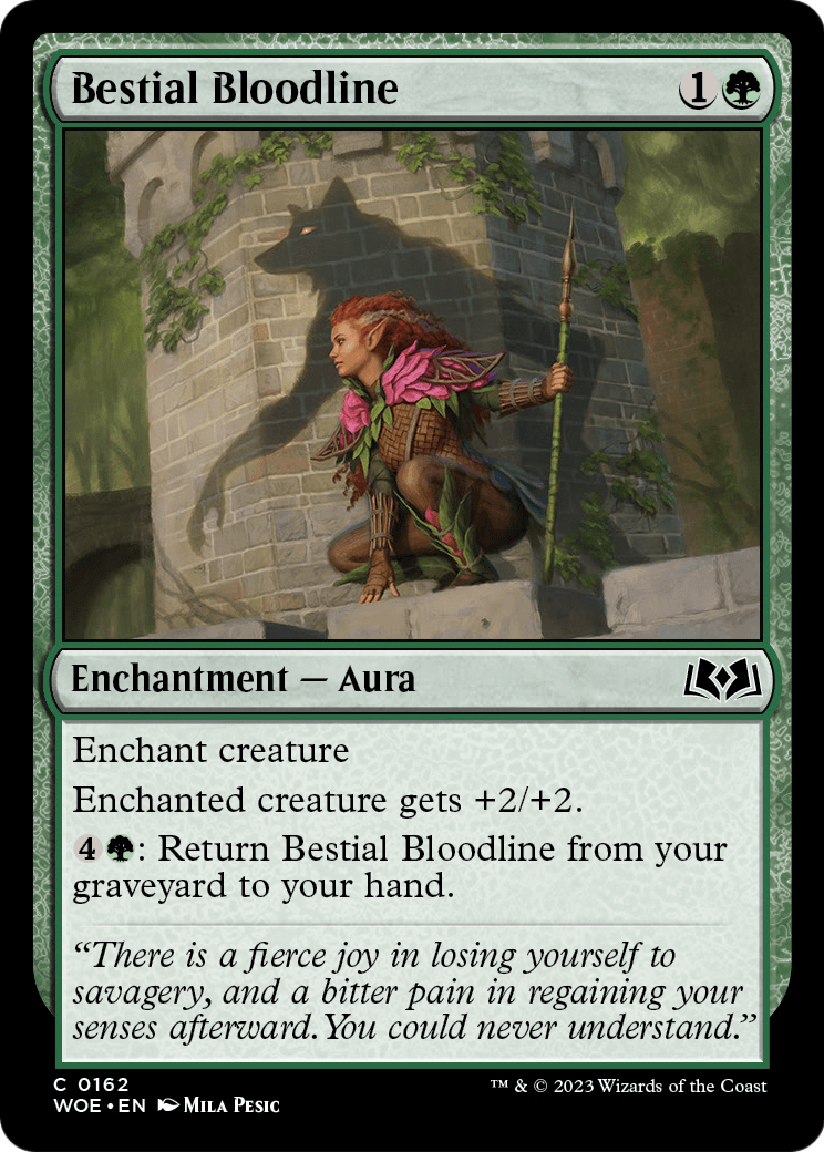 Bestial Bloodline (WOE-162) [Wilds of Eldraine]