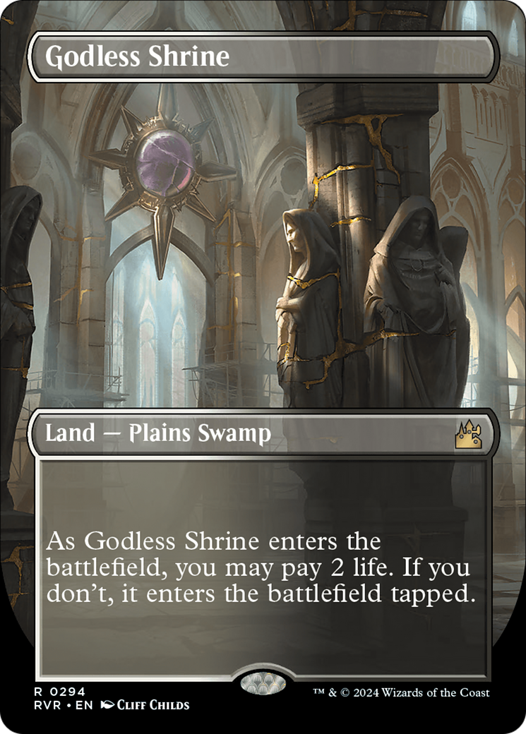 Godless Shrine (RVR-294) [Ravnica Remastered] (Borderless)