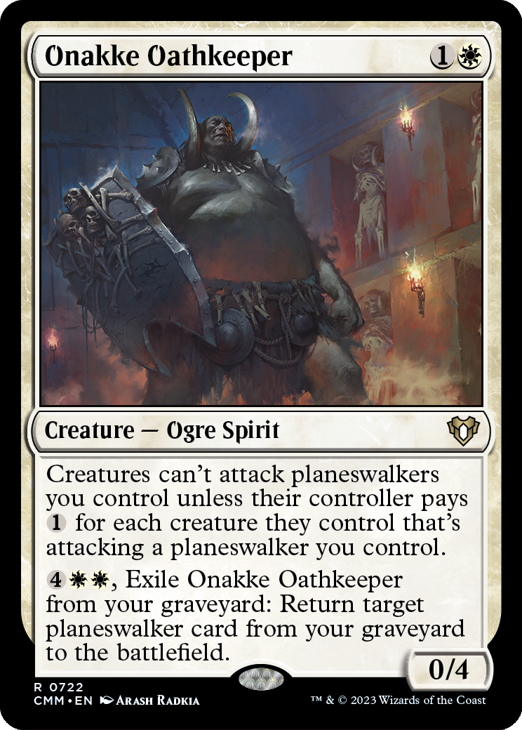 Onakke Oathkeeper (CMM-722) [Commander Masters]