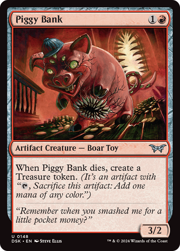 Piggy Bank (DSK-148) [Duskmourn: House of Horror]
