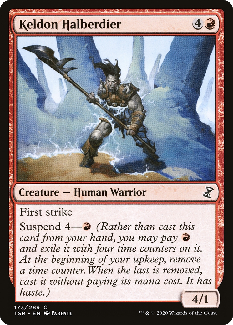 Keldon Halberdier (TSR-173) [Time Spiral Remastered]