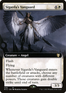 Sigarda's Vanguard (Extended Art) (MIC-046) [Midnight Hunt Commander]