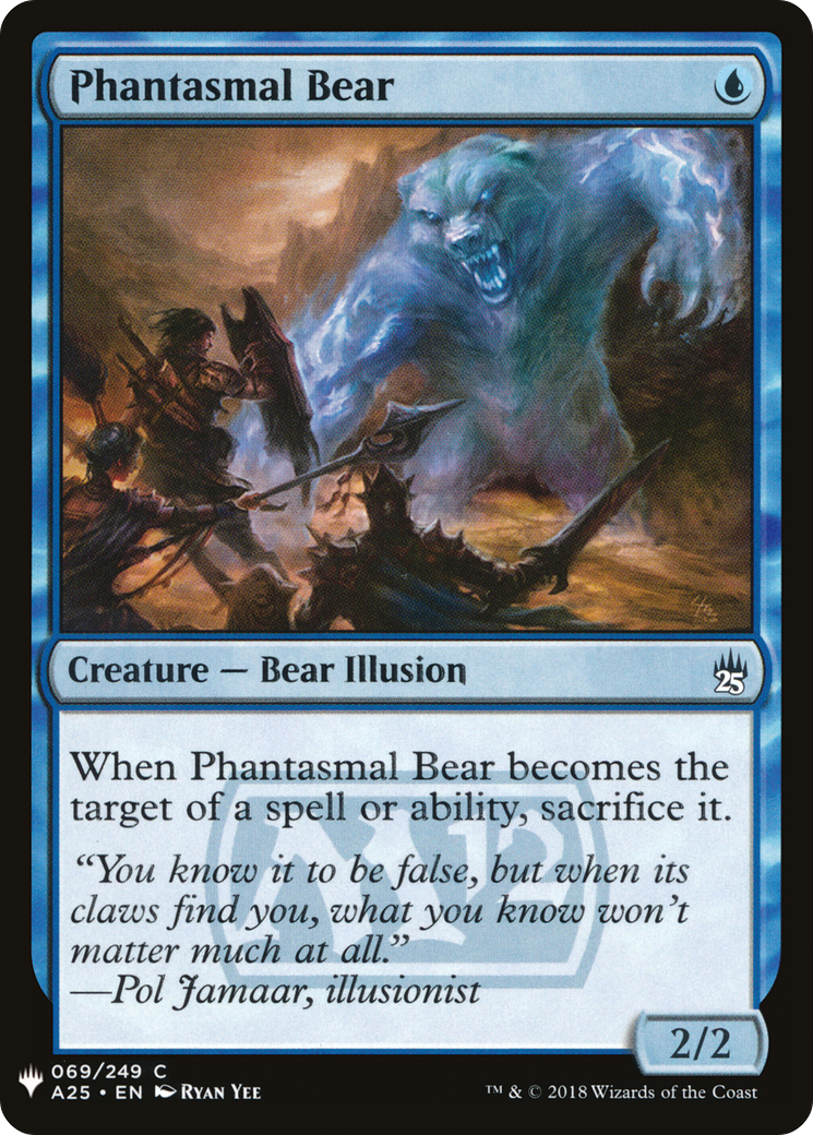 Phantasmal Bear (LIST-A25-69) [The List]