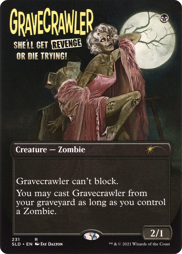 Gravecrawler (SLD-231) (Borderless) [Secret Lair Drop]