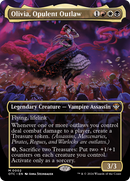 Olivia, Opulent Outlaw (OTC-002) [Outlaws of Thunder Junction Commander] (Borderless) Foil