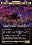 Olivia, Opulent Outlaw (Borderless) (OTC-002) [Outlaws of Thunder Junction Commander] Foil