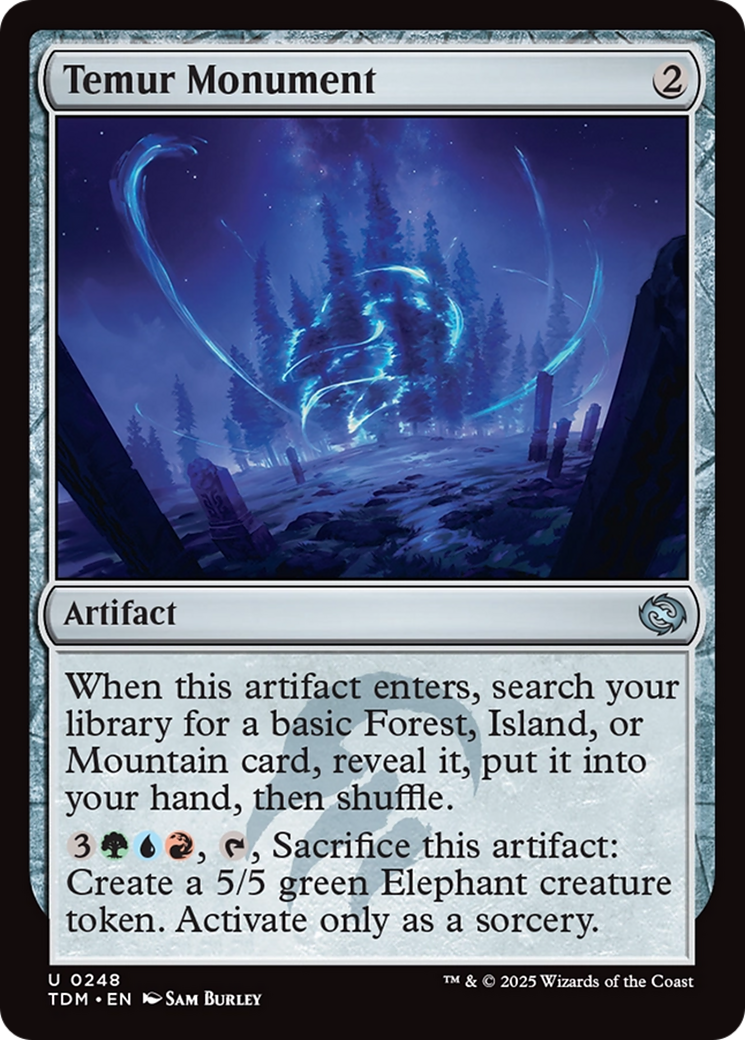 Temur Monument (TDM-248) [Tarkir: Dragonstorm]
