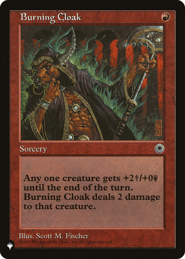 Burning Cloak (LIST-POR-120) [The List]