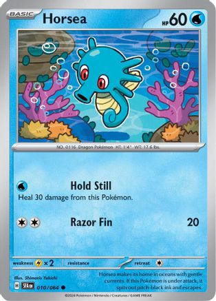 Horsea - 010/064 10 - [SV Shrouded Fable] Reverse Holofoil