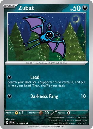 Zubat 27 - [SV Shrouded Fable]