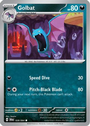 Golbat 28 - [SV Shrouded Fable] Reverse Holofoil