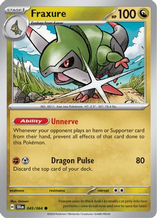 Fraxure - 045/064 45 - [SV Shrouded Fable] Reverse Holofoil