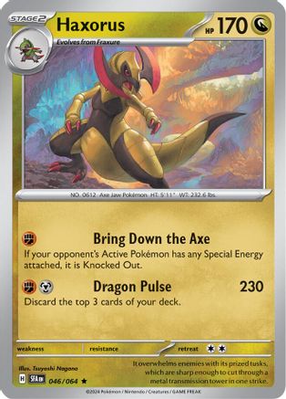 Haxorus 46 - [SV Shrouded Fable] Reverse Holofoil