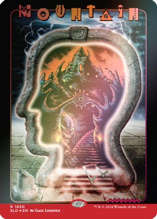 Mountain (1650) (Rainbow Foil) (SLD-1650) [Secret Lair Drop Series] Foil