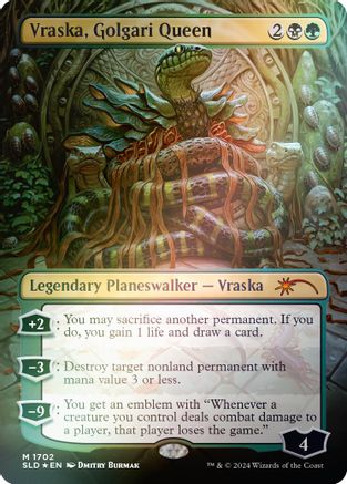 Vraska, Golgari Queen (1702) (Rainbow Foil) (SLD-1702) [Secret Lair Drop Series] Foil