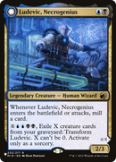Ludevic, Necrogenius // Olag, Ludevic's Hubris (LIST-MID-233) [The List]: (Double Faced Transform)
