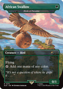 Birds of Paradise // Birds of Paradise (SLD-1675) [Secret Lair Drop] / African Swallow (Borderless) Foil
