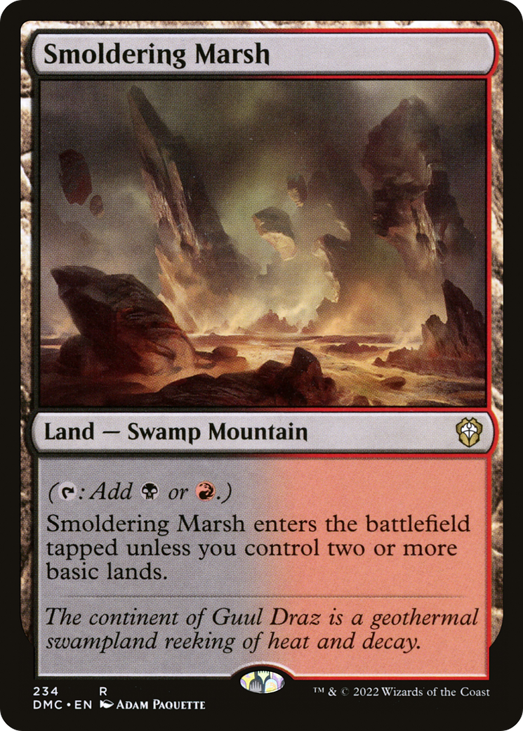 Smoldering Marsh (DMC-234) [Dominaria United Commander]