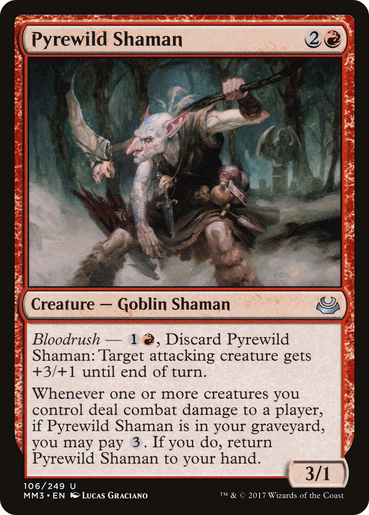 Pyrewild Shaman (MM3-106) [Modern Masters 2017]