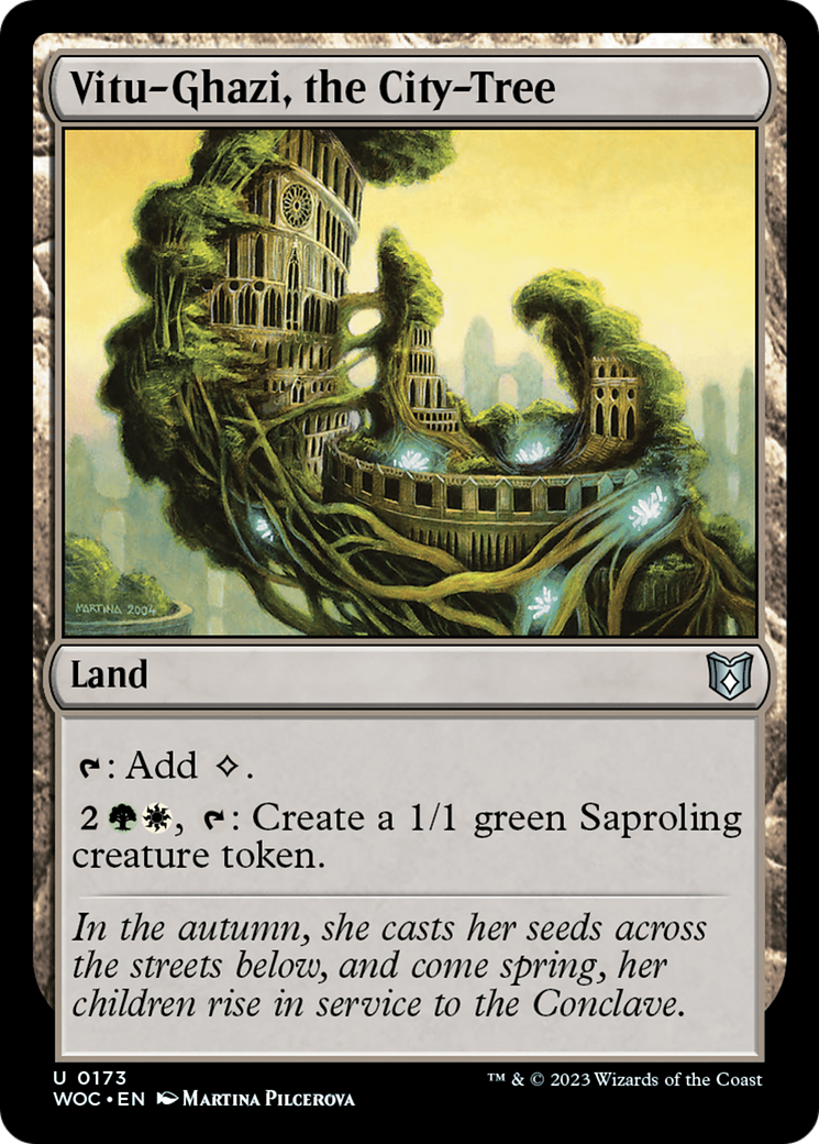 Vitu-Ghazi, the City-Tree (WOC-173) [Wilds of Eldraine Commander]
