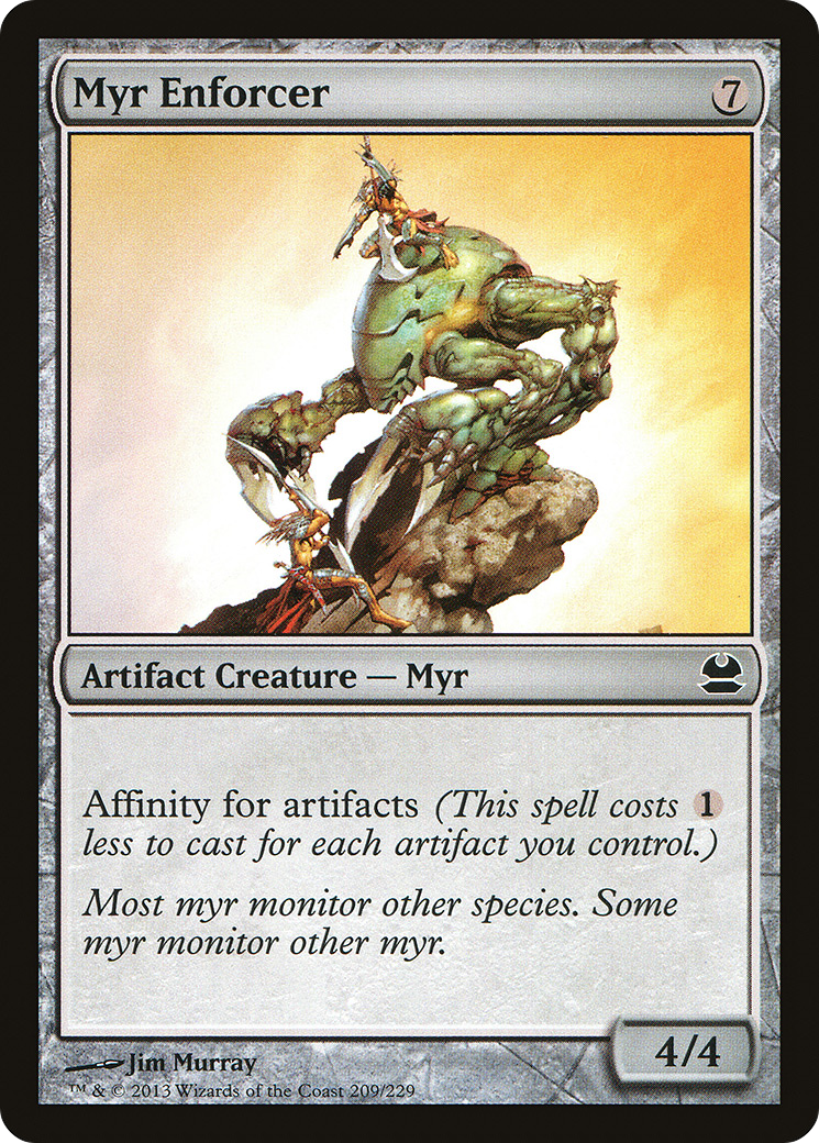 Myr Enforcer (MMA-209) [Modern Masters] Foil