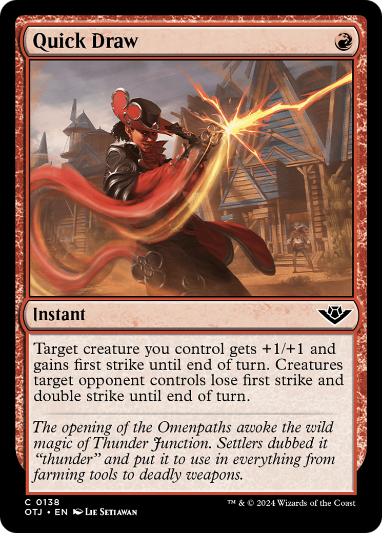 Quick Draw (OTJ-138) [Outlaws of Thunder Junction]
