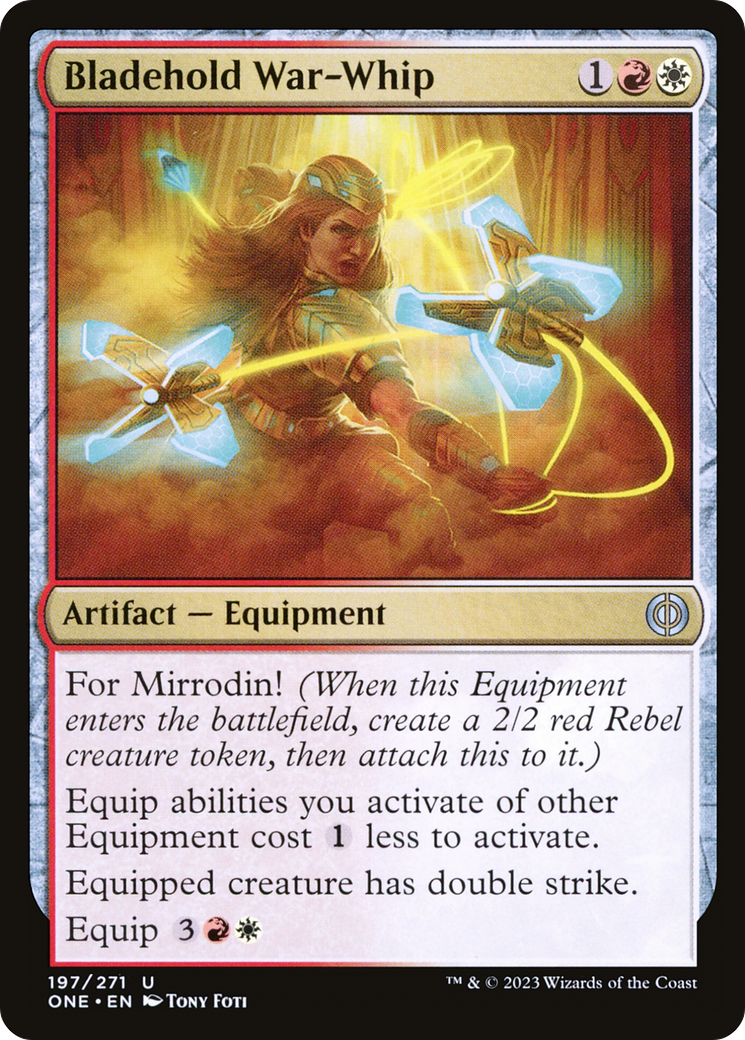 Bladehold War-Whip (ONE-197) [Phyrexia: All Will Be One]