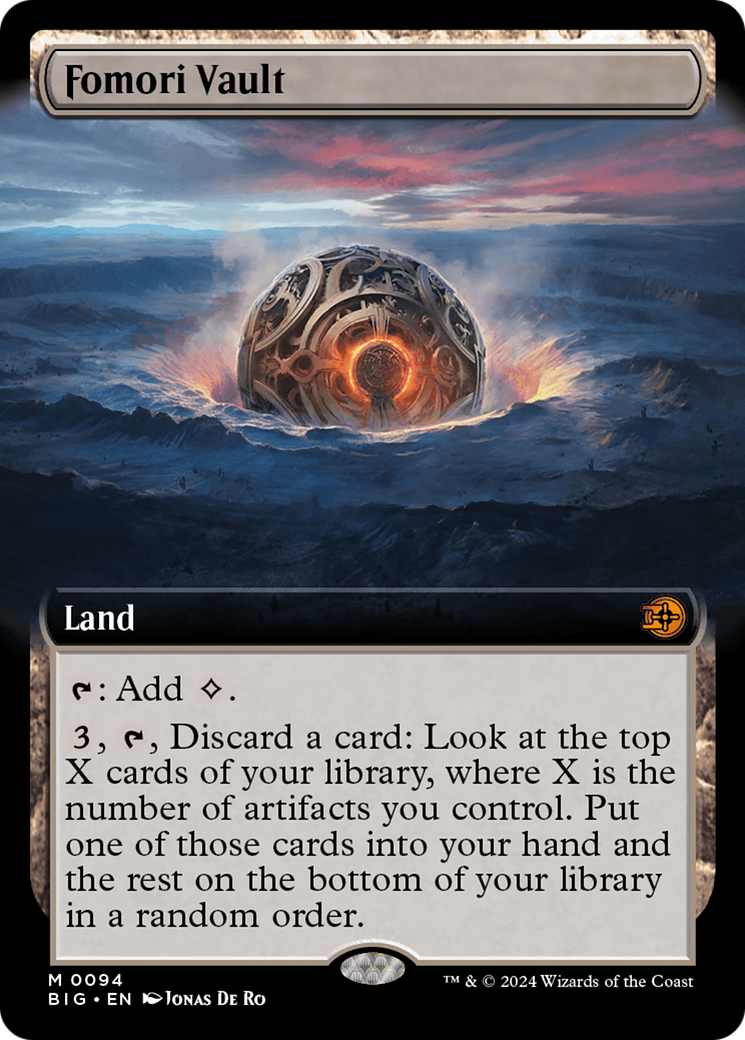 Fomori Vault (BIG-094) [The Big Score]: (Extended Art) Foil