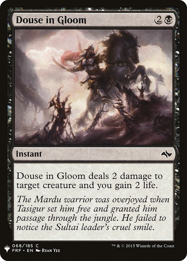 Douse in Gloom (LIST-FRF-68) [The List]