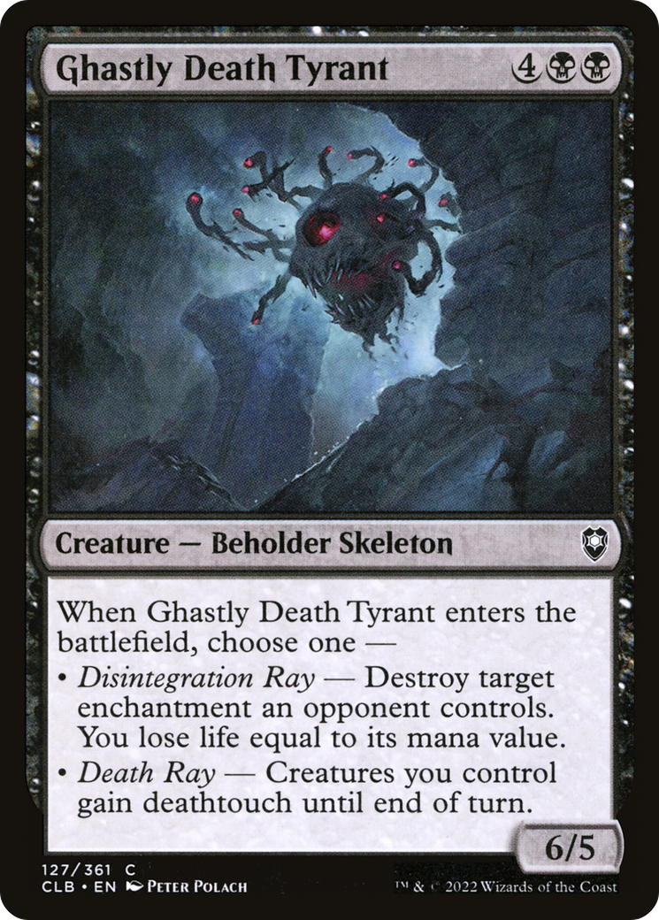 Ghastly Death Tyrant (CLB-127) [Commander Legends: Battle for Baldur's Gate]