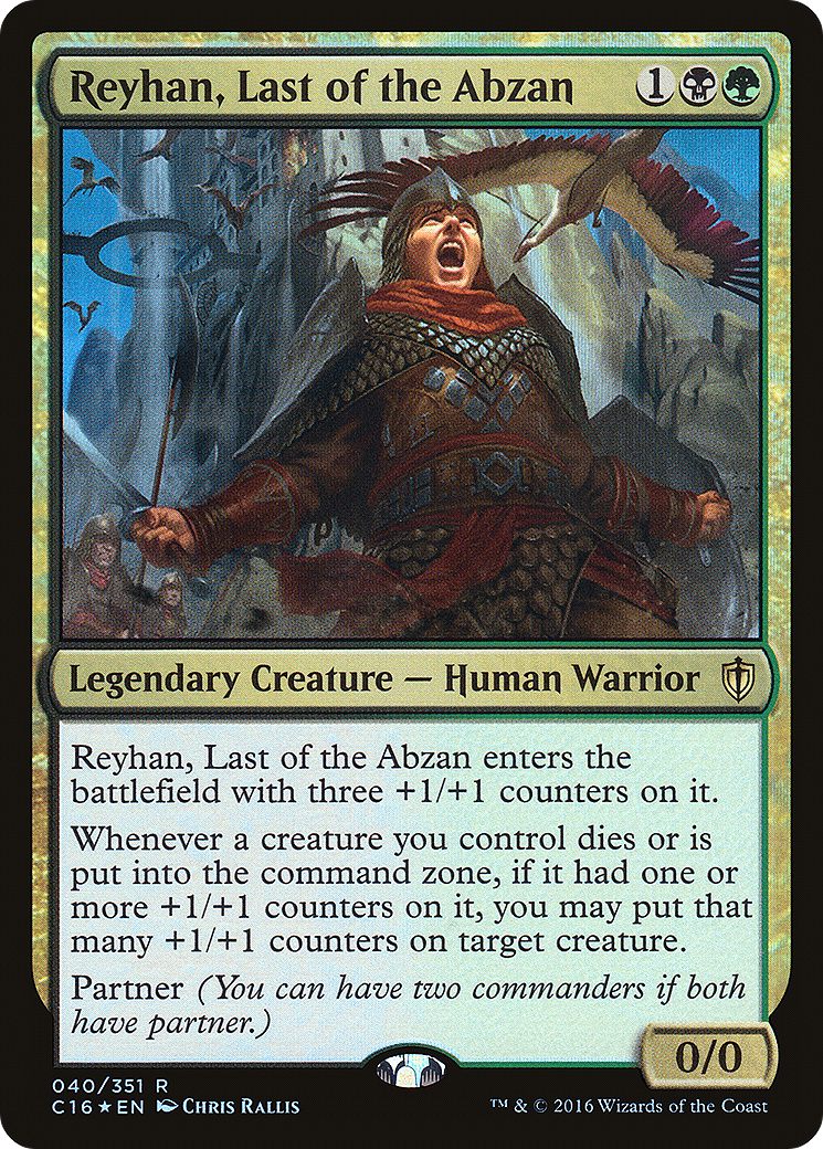 Reyhan, Last of the Abzan (C16-040) [Commander 2016] Foil