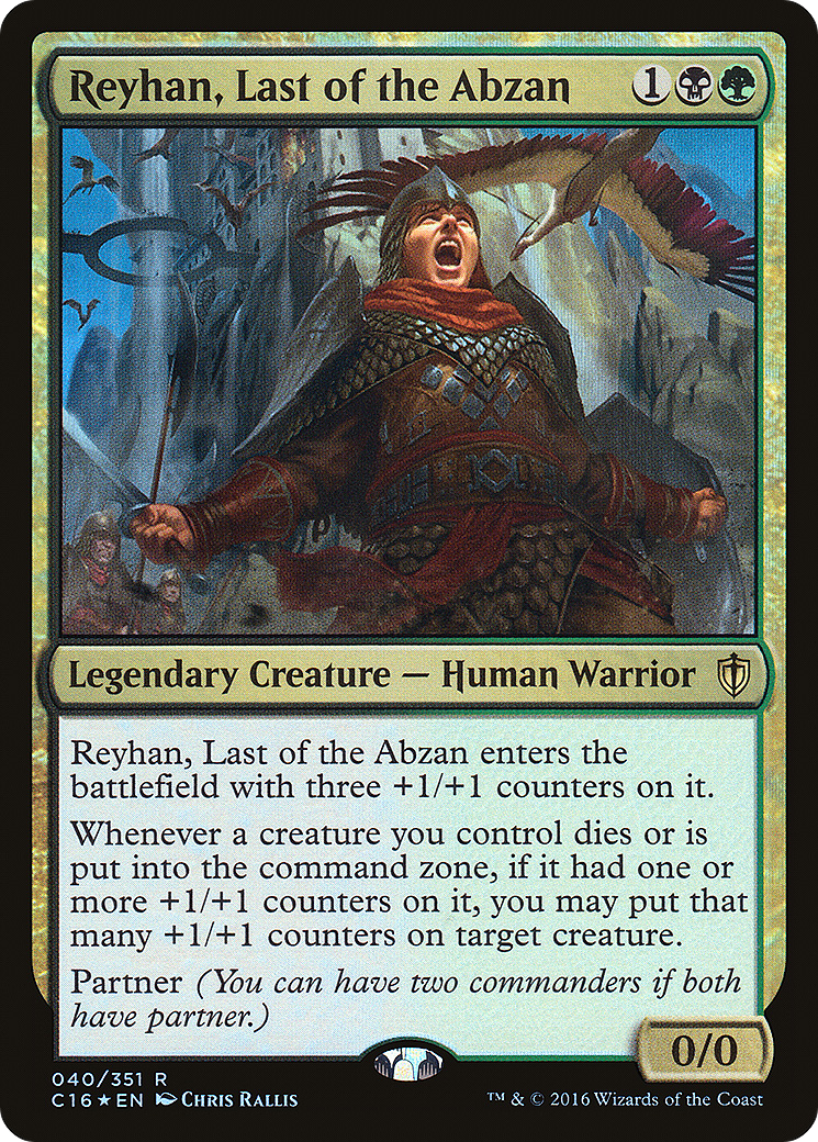 Reyhan, Last of the Abzan (C16-040) [Commander 2016] Foil