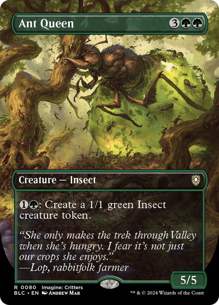 Ant Queen (BLC-080) [Bloomburrow Commander] (Borderless)