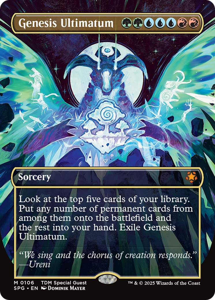 Genesis Ultimatum (Borderless) (SPG-106) [Special Guests] (Borderless) Foil