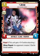 Jesse - Hard-Fighting Patriot (145/257) [Twilight of the Republic] Foil
