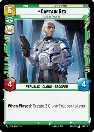 Captain Rex - Lead by Example (097/257) [Twilight of the Republic] Foil