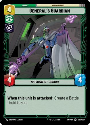 General's Guardian (083/257) [Twilight of the Republic] Foil