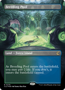 Breeding Pool (CLU-275) [Ravnica: Clue Edition] (Borderless) Foil