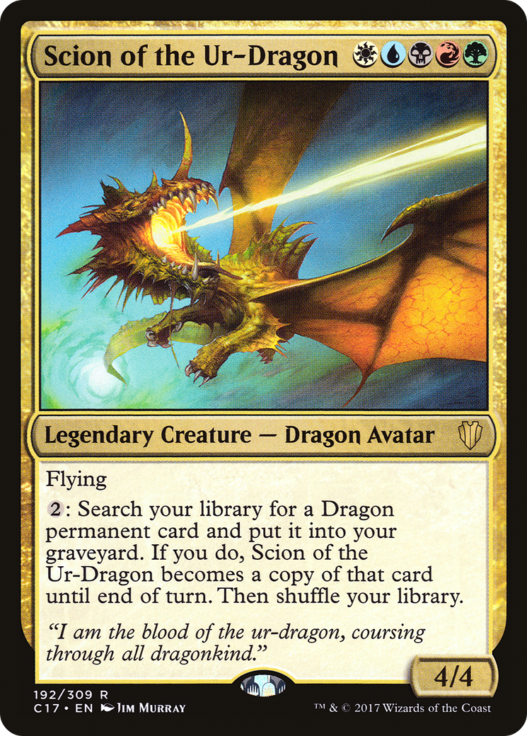 Scion of the Ur-Dragon (C17-192) [Commander 2017]