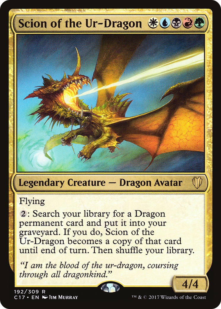 Scion of the Ur-Dragon (C17-192) [Commander 2017]