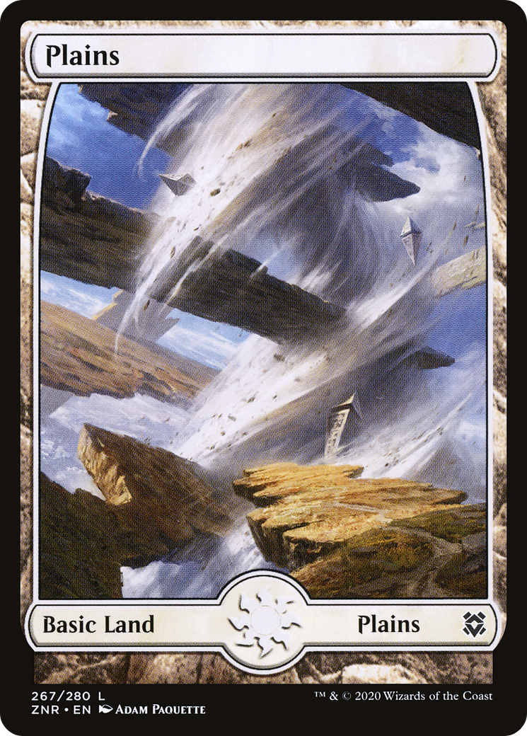 Plains (267) - Full Art (ZNR-267) [Zendikar Rising]