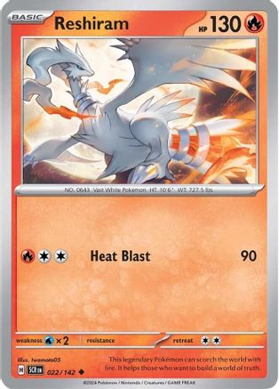 Reshiram 22 - [SV07 Stellar Crown]