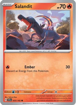 Salandit 23 - [SV07 Stellar Crown]