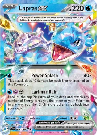 Lapras ex - 032/142 32 - [SV07 Stellar Crown] Holofoil